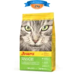 غذای خشک گربه بالغ با گوارش حساس جوسرا طعم مرغ مدل سنسی کت وزن 2 کیلوگرم SensiCat Josera