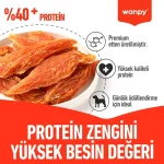 تشویقی سگ ونپی طعم مرغ مدل جرکی وزن 100 گرم - بسته بندی اورجینال وارداتی - تصویر 5