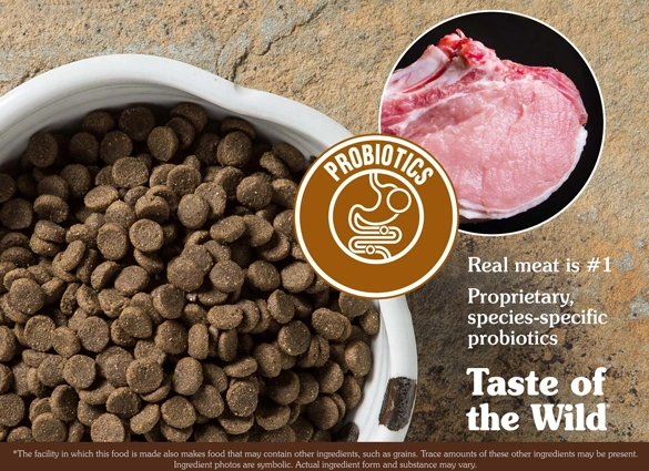 غذا خشک سگ بالغ تیست آف دواید طعم گراز وحشی و گوشت گاو و بره