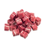 تشویقی سگ ونپی طعم گوشت گاو مدل گوشت تکه ای وزن 100 گرم Wanpy Beef Marbled Bites - Image 2