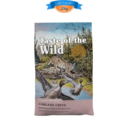 غذا خشک گربه بالغ تیست آف دواید طعم اردک و بلدرچین کبابی