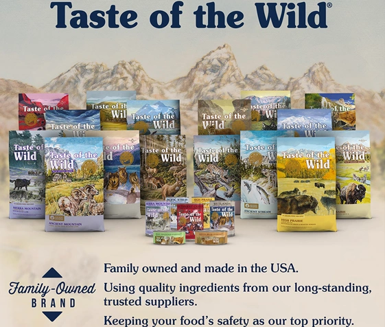 غذا خشک سگ بالغ تیست آف دواید طعم گراز وحشی و گوشت گاو و بره