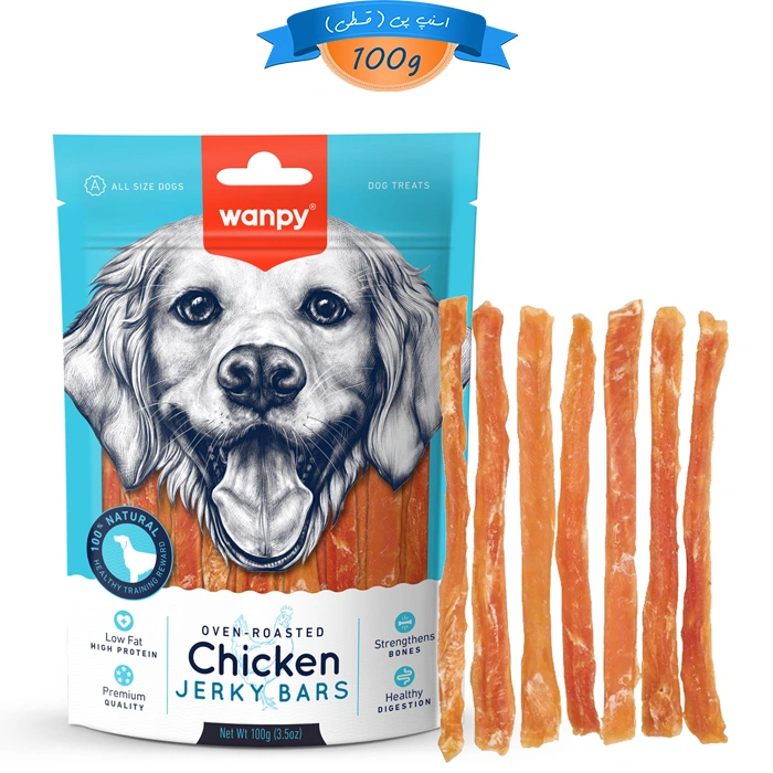 تشویقی سگ ونپی طعم مرغ مدل نواری