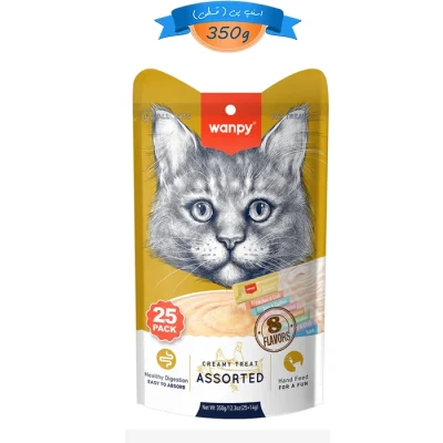 بستنی گربه ونپی میکس 8 طعم مختلف