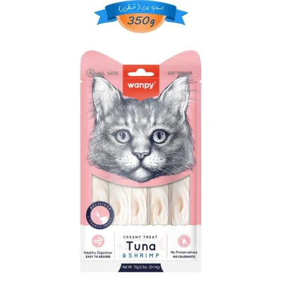 بستنی گربه ونپی طعم ماهی تن و میگو