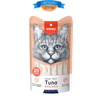 بستنی گربه ونپی طعم تن و سالمون