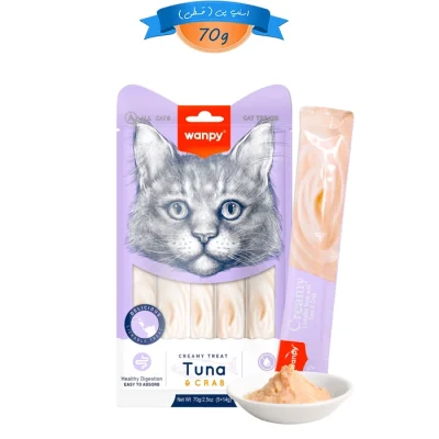 بستنی گربه ونپی طعم تن و خرچنگ