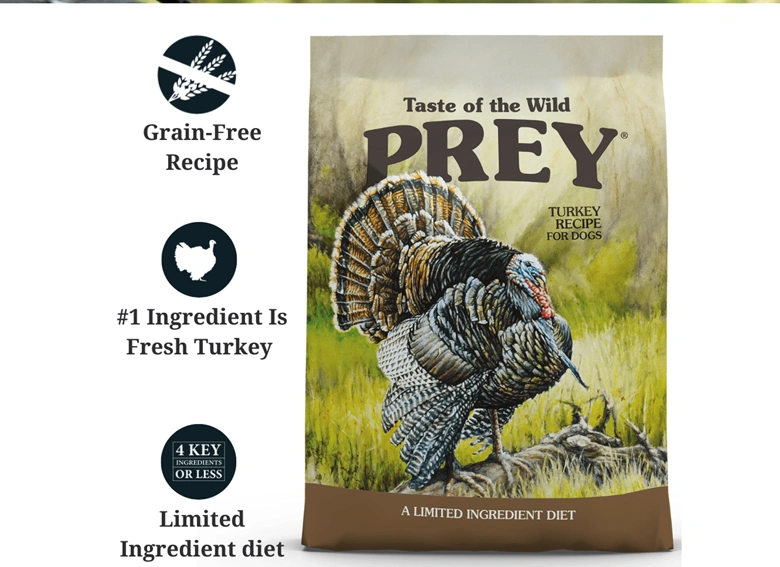 غذا خشک سگ بالغ تیست آف دواید طعم بوقلمون مناسب سگ های حساس