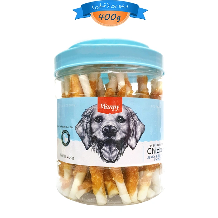 تشویقی سگ ونپی طعم مرغ مدل دورپیچ روهاید