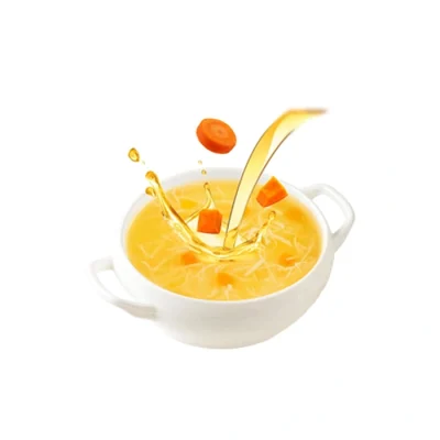 سوپ گربه ونپی طعم مرغ حاوی کدو حلوایی و هویج