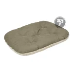 تشک سگ و گربه جنس پارچه مبلی لطیف و با دوام رنگ زیتونی