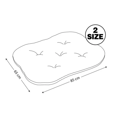 تشک سگ و گربه جنس پارچه مبلی لطیف و با دوام رنگ زیتونی