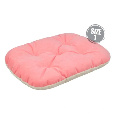 تشک سگ و گربه جنس پارچه مبلی لطیف و با دوام رنگ صورتی