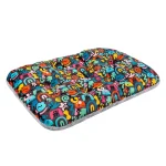 تشک سگ و گربه جنس پارچه مبلی لطیف و با دوام مدل منحنی