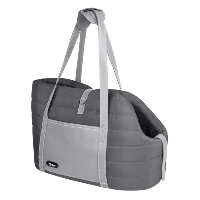 ساک حمل سگ و گربه نیناپت رنگ طوسی مدل پوچه