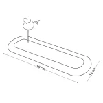اسکرچر گربه زمینی فنردار نیناپت دارای اسباب بازی موش کت نیپ دار