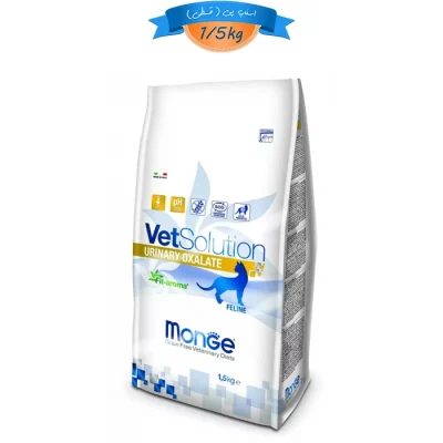 غذای خشک گربه بالغ مونژه برای مشکلات ادراری طعم مرغ مدل یوریناری اگزالات