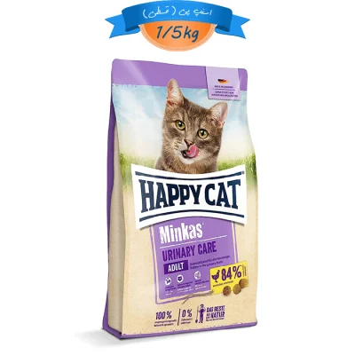 غذای خشک گربه مینکاس یوریناری هپی کت طعم مرغ وزن 1/5 کیلوگرم Urinary HappyCat