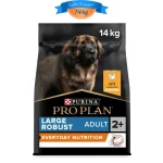 غذای خشک سگ بالغ نژاد بزرگ پروپلن مدل لارج ادالت طعم مرغ وزن 14 کیلوگرم Proplan Large Robust Adult