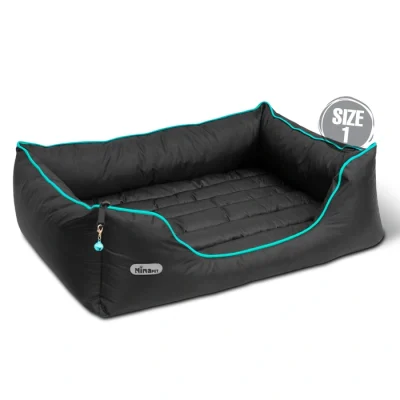 جای خواب سگ و گربه جنس ضدآب نیناپت مدل زیپ لاین دارای زنگوله