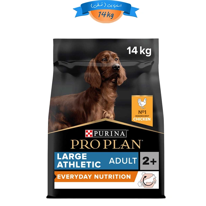 غذا خشک سگ بالغ نژاد بزرگ ورزشی پروپلن طعم مرغ مدل لارج وزن 14 کیلوگرم ProPlan LARGE ATHLETIC ADULT Everyday Nutrition