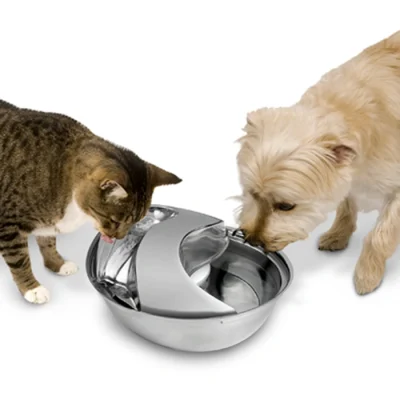 آبخوری اتوماتیک پایونیر سگ و گربه از جنس استیل ضد زنگ دارای تصفیه آب