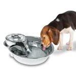 آبخوری اتوماتیک پایونیر سگ و گربه از جنس استیل ضد زنگ دارای تصفیه آب