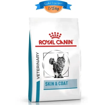 غذا خشک گربه بالغ رویال کنین تقویت پوست و مو طعم مرغ مدل اسکین اند کوآت
