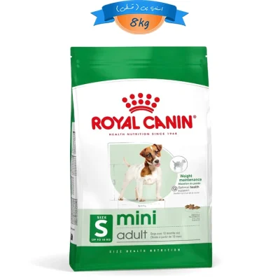 غذای خشک سگ های بالغ نژاد کوچک رویال کنین طعم مرغ مدل مینی ادالت