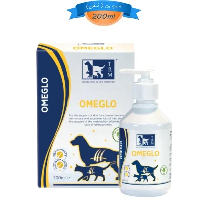 شربت مکمل پوست و مو سگ و گربه امیگلو تی آر ام