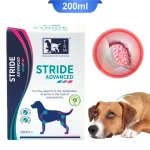 شربت گلوکزامین سگ مبتلا به آرتروز تی آر ام مدل ادوانس حجم 200 میلی لیتر TRM Stride Advanced