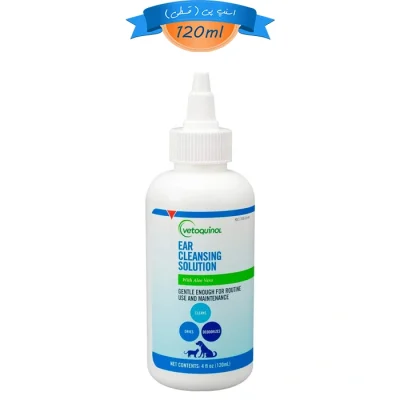 محلول شستشوی گوش سگ و گربه ویتوکینول حاوی آلوئه ورا