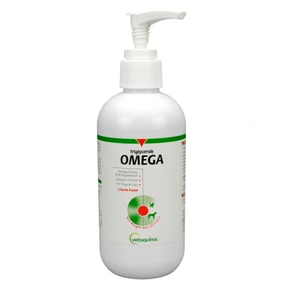 روغن امگا سگ و گربه ویتوکینول درمان آلرژی و بیماری پوستی