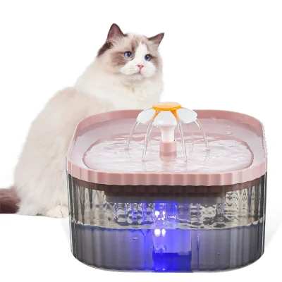 آبخوری اتوماتیک سگ و گربه دارای تصفیه آب طرح گل