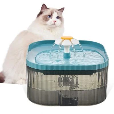 آبخوری اتوماتیک سگ و گربه مدل گل