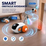 اسباب بازی ماشین کنترلی گربه همراه با دم و پر در ابعاد 7/5x4/5 سانتی متر (وارداتی) Smart Interactive Car Toy - تصویر 12