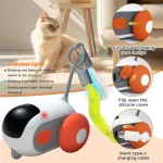 اسباب بازی ماشین کنترلی گربه همراه با دم و پر در ابعاد 7/5x4/5 سانتی متر (وارداتی) Smart Interactive Car Toy - تصویر 14
