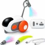 اسباب بازی ماشین کنترلی گربه همراه با دم و پر در ابعاد 7/5x4/5 سانتی متر (وارداتی) Smart Interactive Car Toy - تصویر 2