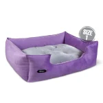 جای خواب سگ و گربه جنس پارچه مبلی درجه یک رنگ یاسی نیناپت