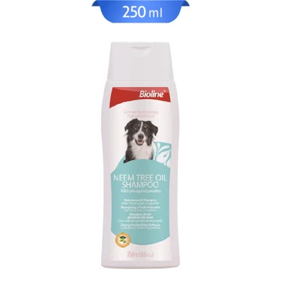 شامپو سگ با روغن درخت چریش بایولاین