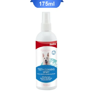 اسپری تمیزکننده دندان سگ بایولاین حجم 75 میلی لیتر Bioline Teeth Cleaning Spray