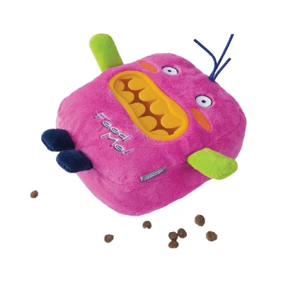 عروسک سگ و گربه پولیشی تشویقی خور و صدا دار فیدمی بابی برند جویسر