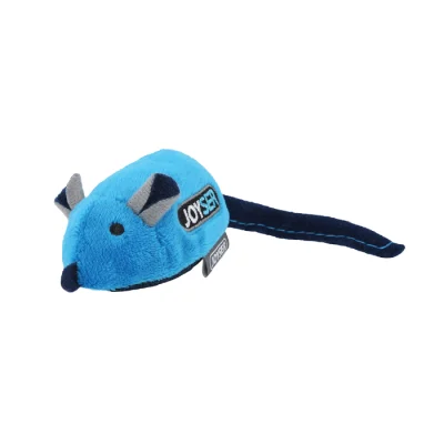 عروسک گربه طرح موش کت نیپ دار برند جویسر ابعاد 8 سانتی متر