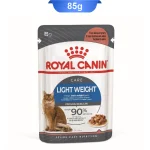پوچ گربه بالغ دارای اضافه وزن رویال کنین وزن 85 گرم Royal Canin Light Weight