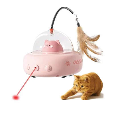 اسباب بازی سفینه لیزردار متحرک کد 106306 Automatic Cat Toy