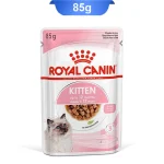 پوچ بچه گربه طعم مرغ مدل کیتن رویال کنین وزن 85 گرم Royal Canin Kitten