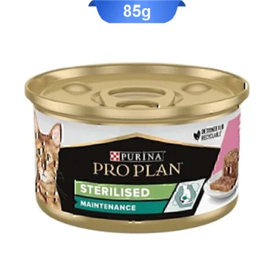 کنسرو گربه بالغ پروپلن طعم ماهی تن و سالمون وزن 85 گرم ProPlan Sterilised