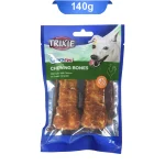 تشویقی دنتال جویدنی تریکسی با دورپیچ مرغ وزن 140 گرم Trixie Dental Chicken Chewing Bones Dog