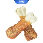 تشویقی دنتال جویدنی تریکسی با دورپیچ مرغ وزن 140 گرم Trixie Dental Chicken Chewing Bones Dog - Image 2