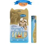 بستنی گربه فنبی طعم تن و تخم ماهی (5 عددی) وزن 75 گرم Faenbei Cat Creamy Bar